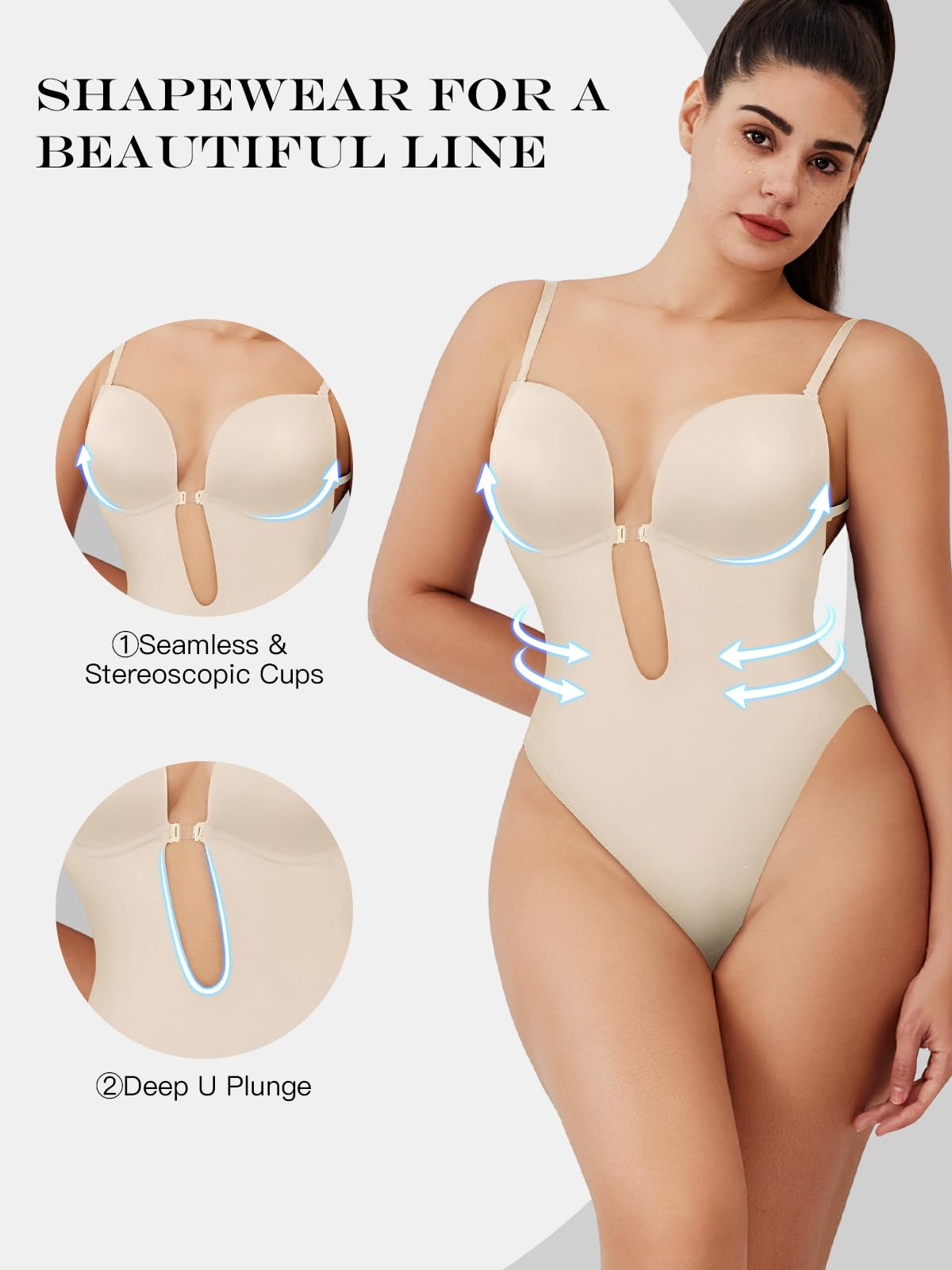 Bodysuit Penbentuk Tubuh yang  - Corset Waist Cinch ulasan dan harga
